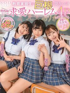 STARS-308 Hikari Aozora Natsume Hibiki & Mei Miyajima – Harem 4P คะนองหมีรุมสีครูฝึกสอน